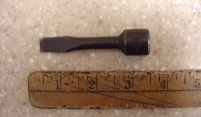 Vintage Mac X3SD F2,3/8" Drive Standard Tip Screwdriver Bit,7/16" X 3",VGC