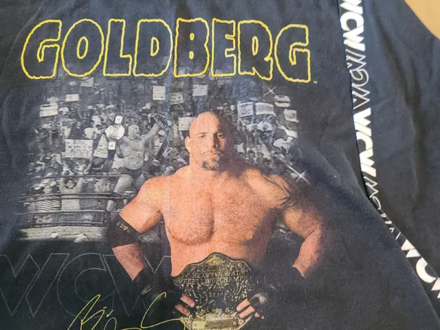 Vnt WCW 1998 GOLDBERG Long Sleeve Shirt  XL