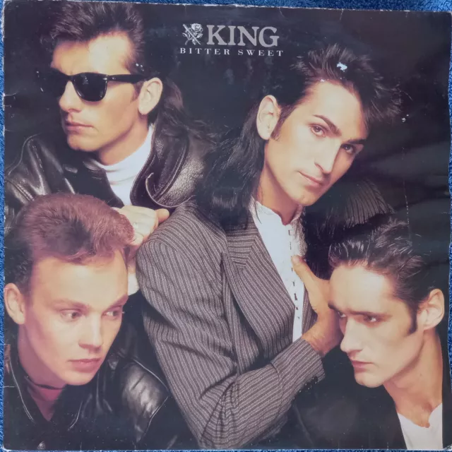 King: Bitter Sweet 12" Vinyl LP 1985 Very Good + Condition