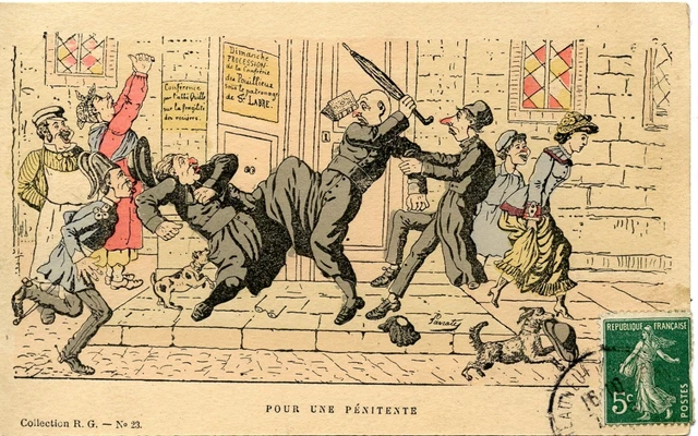 Carte Postale / Illustrateur / Humour / Pour Une Penitence ......