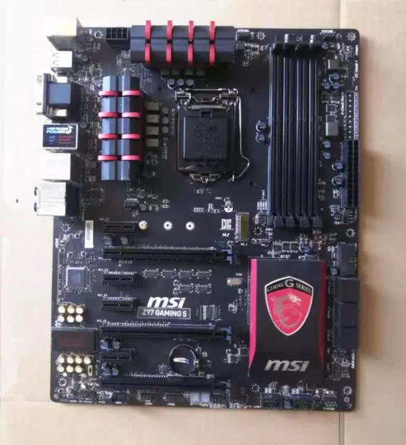 MSI Z97 GAMING 5 Motherboard LGA1150 Chipset Intel Z97 DDR3 With I/O Baffle