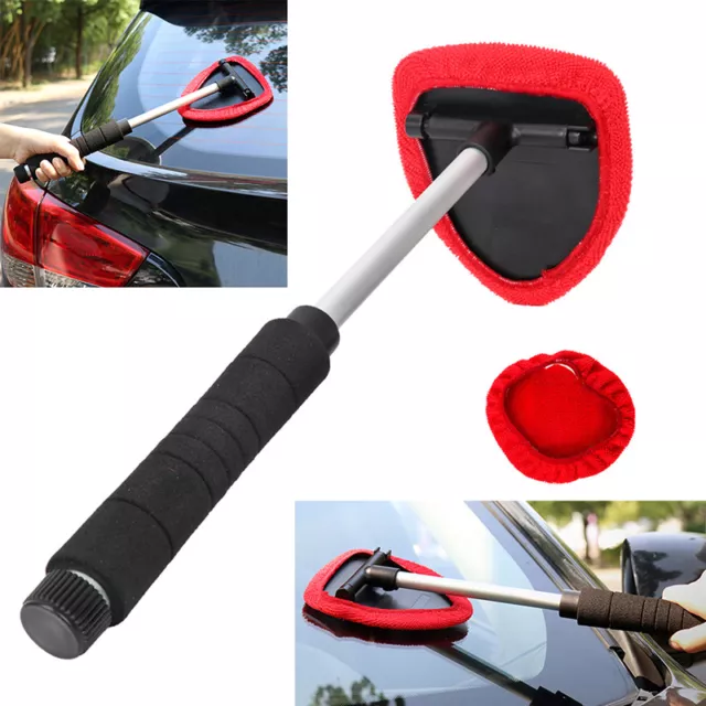 Strumento per lavaggio auto lavavetri pulitore finestra automatico parabrezza microfibra—UU*/t