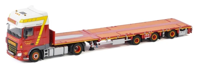 WSI 1/50 – Camion Plateau DAF 3600 ATI 4x2 Pour BIALEK, Modèle Neuf