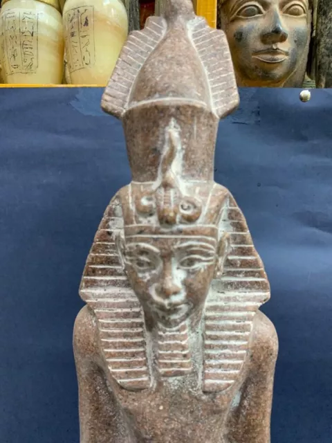 Antique Pharaonic Statue of King Tutankhamun Ancient Egyptian Antiques Rare BC