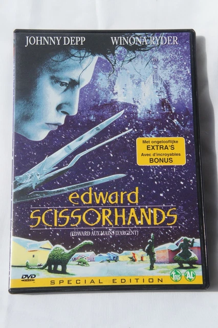 EDWARD SCISSORHANDS Special Edition Bonus Johnny Depp Winona Ryder Tim Burton 