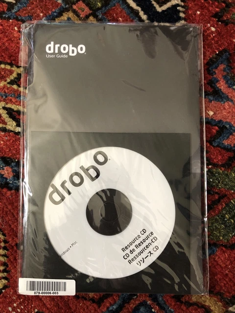 Drobo User Guide & Resource CD Windows Mac Software