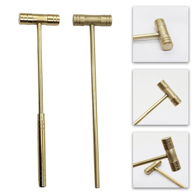 Petit Laiton Marteau 175mm Détachable Poignée Marteau Multifonction Neuf