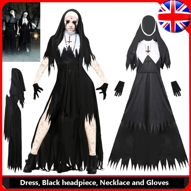 ADULTS VALAK DEMON Nun The Conjuring Halloween Fancy Dress Costumes UK
