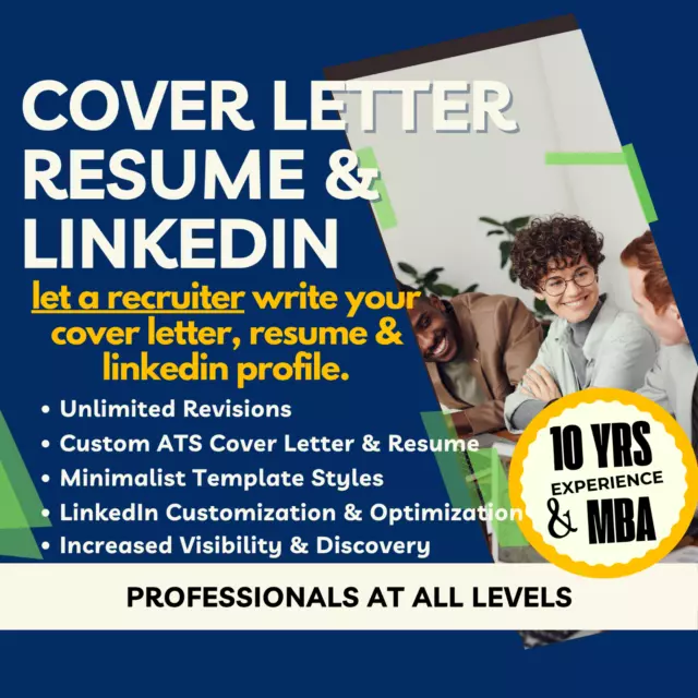 HIRE A RECRUITER: Professional Cover Letter, Resume & LI Writing Services