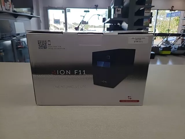 ION F11 850VA 480W Line Interactive UPS Backup Power 2 x Australian Outlets