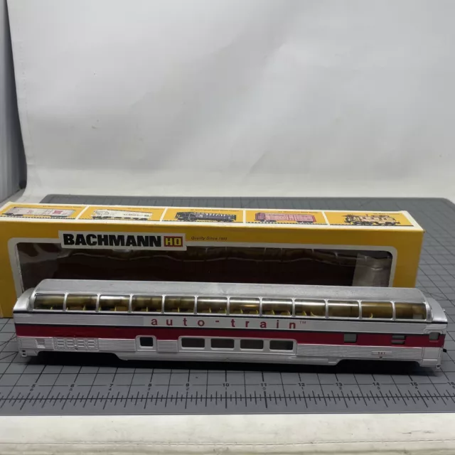 Ho Bachmann 1252 85' Full Dome Passenger Car Auto Train