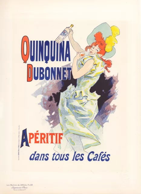 Affiche Art Nouveau Quinquina Dubonnet Apéritif Maitres Affiche 29