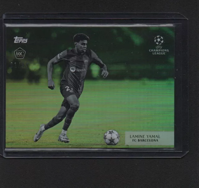 2023-24 Topps Simplicity Ucl Lamine Yamal Fc Barcelona The Rookie League 01/49