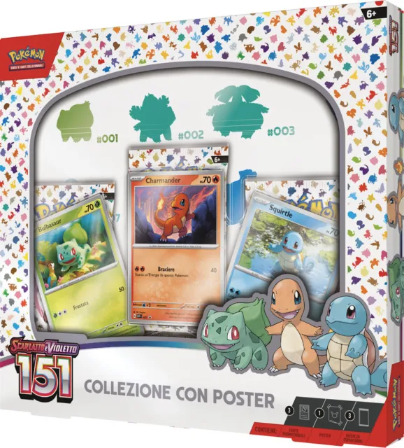 Pokemon Scarlatto e Violetto 151 Collezione Starter con Poster (IT)