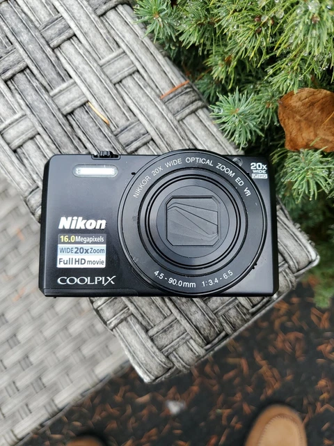 Nikon Coolpix S7000 Digital Camera - Black - Tested - For Parts or Repair -