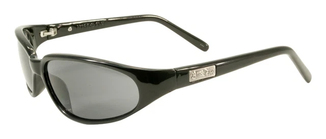 Lunettes De Soleil BLACK FLYS - Modèle Noir Brillant Avec Verres Miroir Argent - Neuf Avec étiquettes