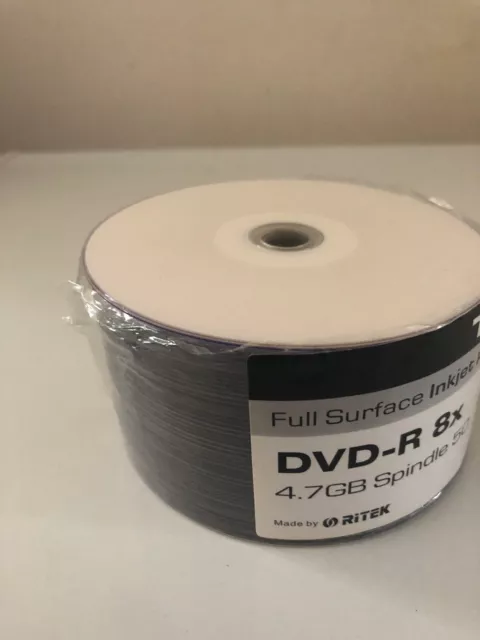 DVD-R 16x 4.7GB Inkjet Printable 1 LOT de 47 disques