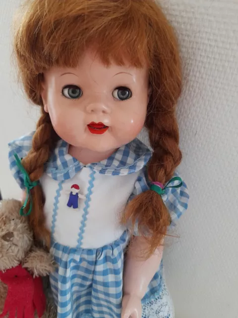 Poupée ancienne américaine IDEAL DOLL 54 cm (No Bella Jumeau Raynal Bru SFBJ)