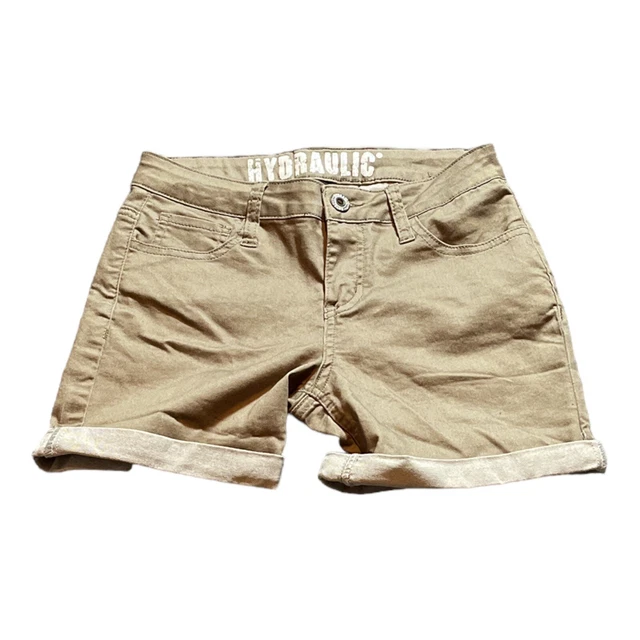 Hydraulic Lola Curvy Shorts 7 Midrise Stretch