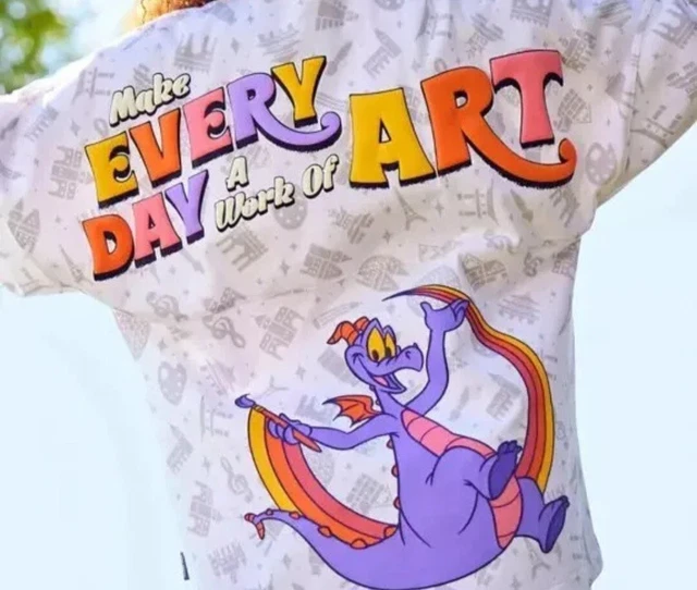 NEW DISNEY EPCOT 2024 Festival of the Arts Figment Spirit Jersey Size