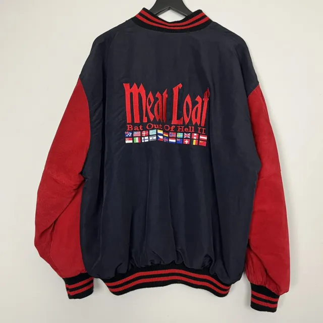 Vintage Meat Loaf Bat Out Of Hell II Varsity Jacket 90’s Tour