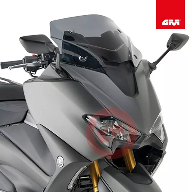 Givi Cupolino Spoiler Sportivo Fumè Basso D2147B Per Yamaha Tmax 560 2020-2021