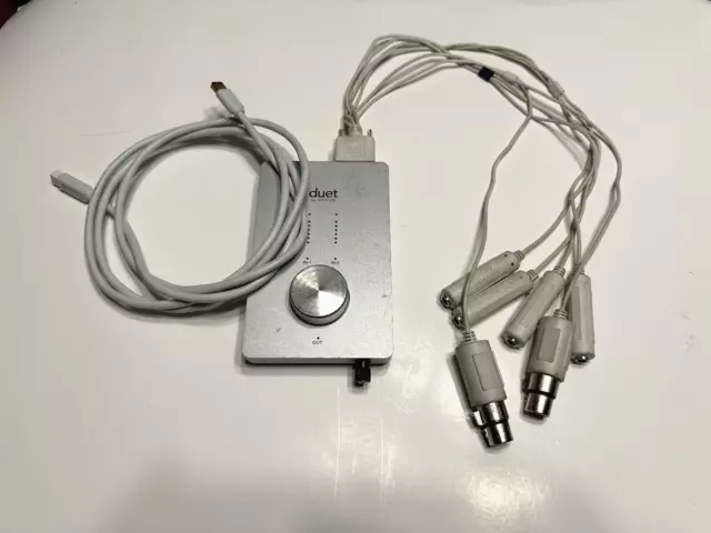 Apogee Duet 2x2 Firewire Audio Interface with Breakout Cable and Firewire Cable