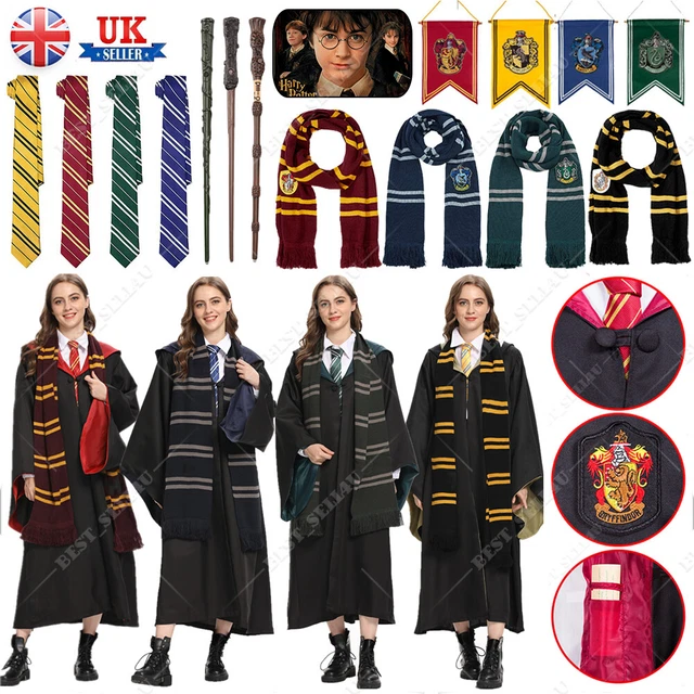 HARRY POTTER COSTUME Gryffindor Ravenclaw Slytherin Hufflepuff Robe