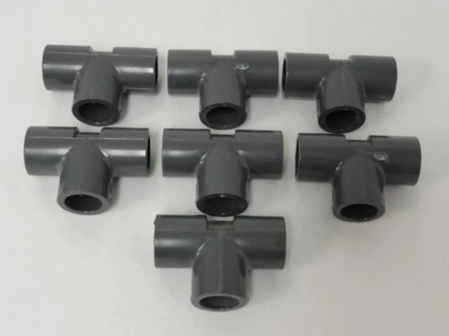 198826 Old-Stock; Nibco SCH 80 Lot-7 Tee Pipe Fittings 1/2" NS