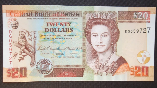 ESTATE LOT: 2007 Belize $20 (P69c), Uncirculated