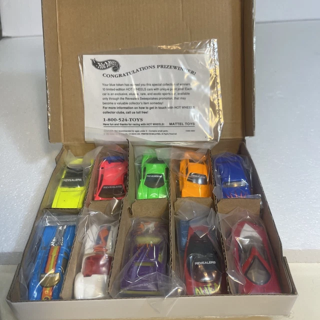 HOT WHEELS REVEALERS 12-Car Complete Set - DEMOLITION MAN 9-car