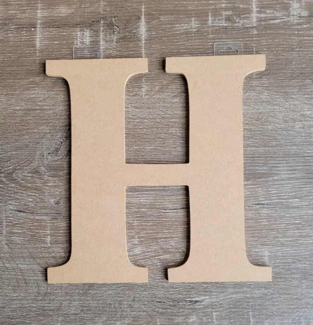 Inicial ""H"" recorte de aglomerado para artesanías