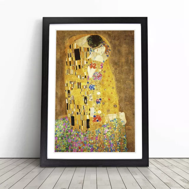 Gustav Klimt The Kiss No.1 Wall Art Print Framed Canvas Picture Poster Decor