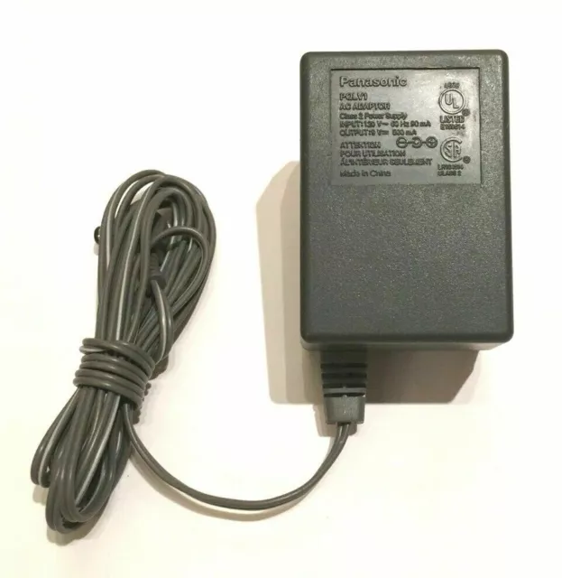 PANASONIC AC/DC POWER SUPPLY MODEL PQLV1 - 9V 500mA ADAPTER PHONE - USED