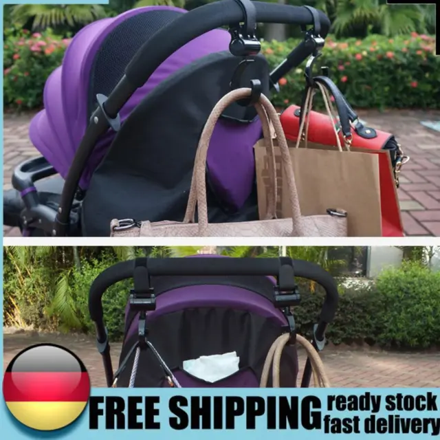 Baby Stroller Multi Purpose Hooks Shopping Pram Hooks Props Hanger Convenient DE