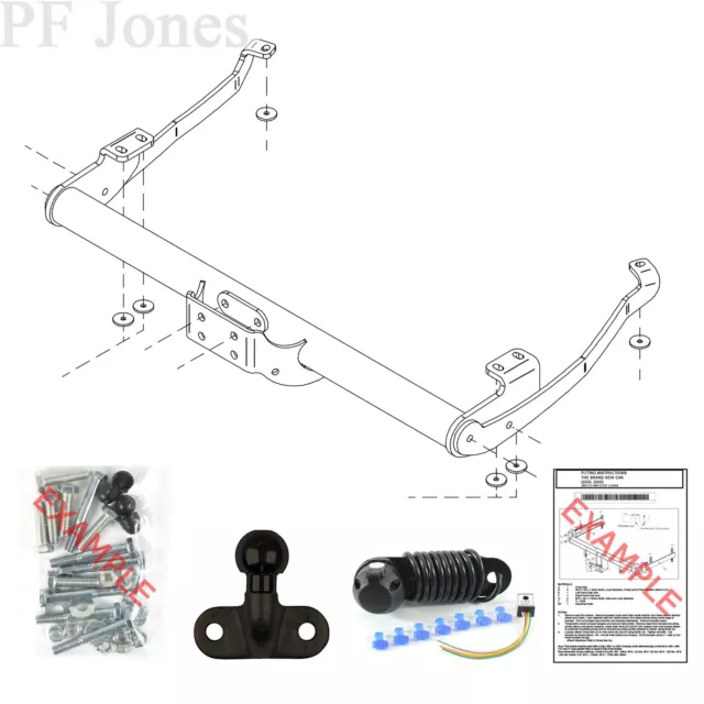 Tow-Trust Towbar for Nissan Primastar Van 2002-2014 - Flange Tow Bar