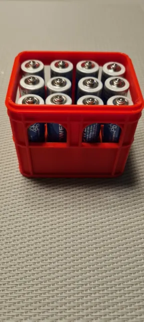 Batterien Box AA/ Getränke Kiste/Stapelbar/ Bierkasten Aufbewahrung