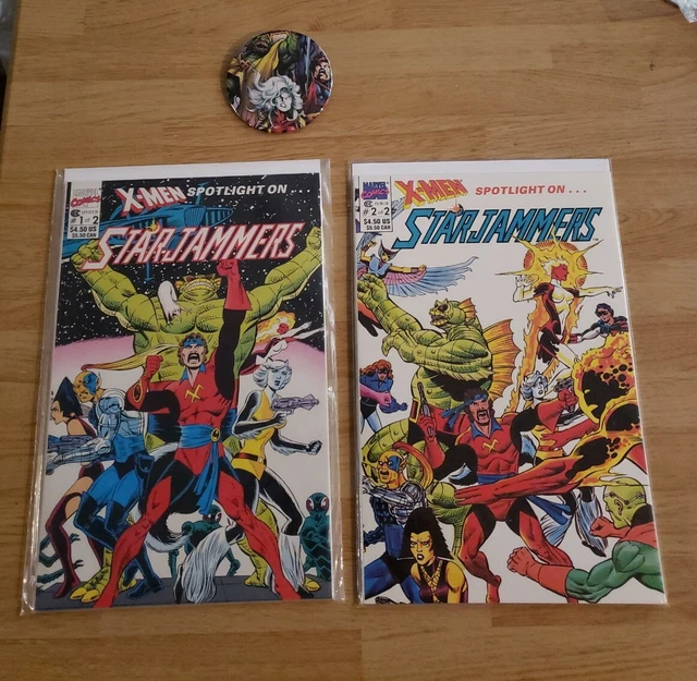 X-Men Spotlight on Starjammers 1.2 Pinback button