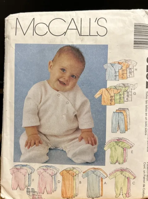 McCall’s 9292 Infants Gowns Sewing Pattern