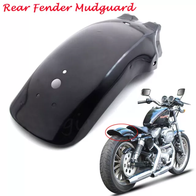 Motorcycle Rear Metal Fender Mudguard For Honda Yamaha Harley Chopper Cruiser