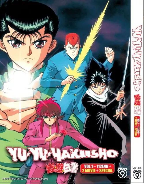 DVD Yu Yu Hakusho Complete TV Series Vol.1-112 End + 2 Movie + Special Eng Dub