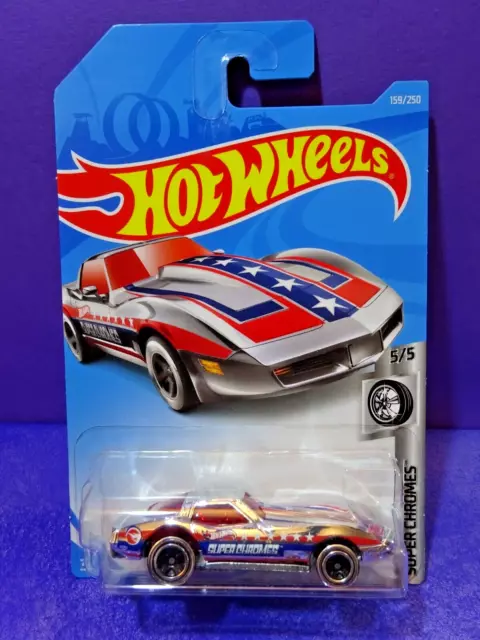 2018 HOT WHEELS Treasure Hunt Corvette Stingray 159 250 Super