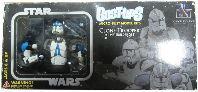 STAR WARS Set Costruzione CLONE TROOPER Army Builder BUST-UPS Gentle Giant