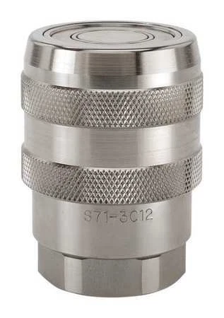 Snap-Tite S71-3C12-12Fv Hydraulic Quick Connect Hose Coupling, 316 Stainless