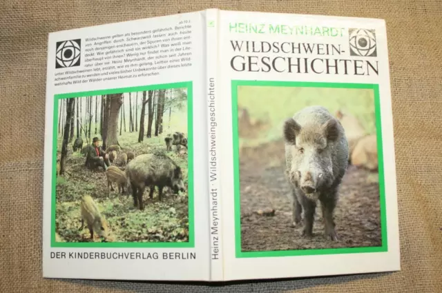 Fachbuch Wildschweine Frischling Eber Sauen Jäger Weidmann DDR 1986