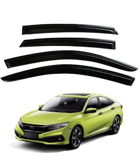 Autorific Rain Guard Side Window Deflector’s Fits: 2016-2021 Honda Civic