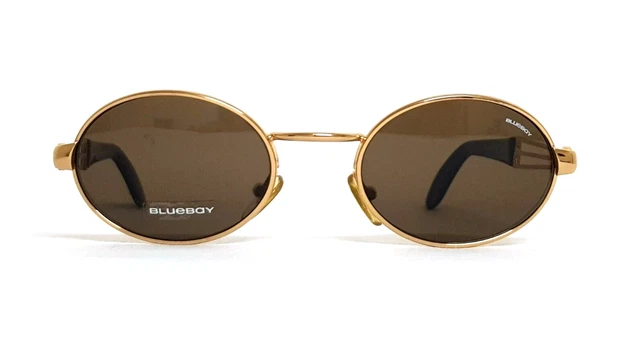 Lunettes Vintage Safilo 1410 - Monture Or Cuivre Ovale - Neuve Sans étiquette
