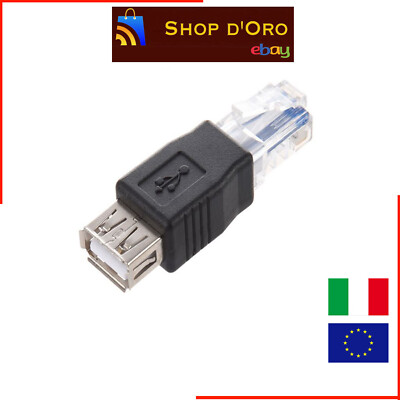 RJ45 maschio a 90 gradi Convertitore Donna Estensione Adattatore LAN ethernet conn 