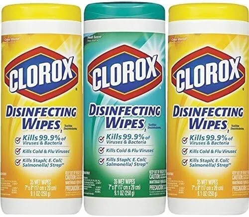 Clorox Disinfecting Wipes (105 Count Value Pack), Cleaning Wipes without Bleach