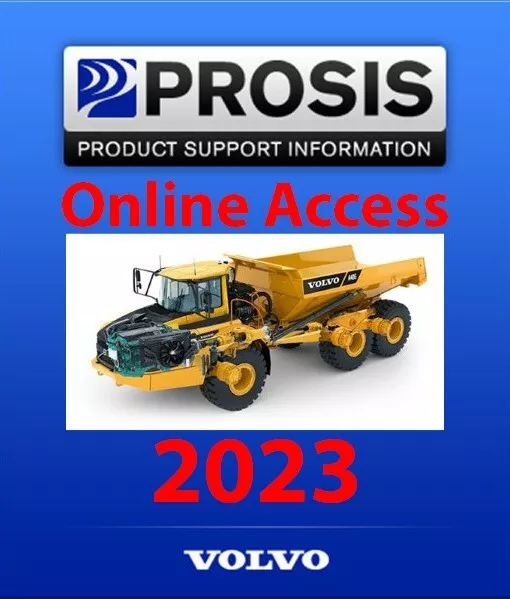 Volvo Prosis 2023 Service Manuals and Parts Catalog Online - 12 Months 2